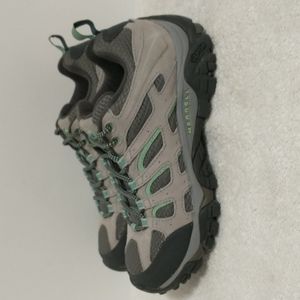 Merrell Moab Ventilator Drizzle Mint Hiking Shoes Women's 8 J24466 Vibram Soles